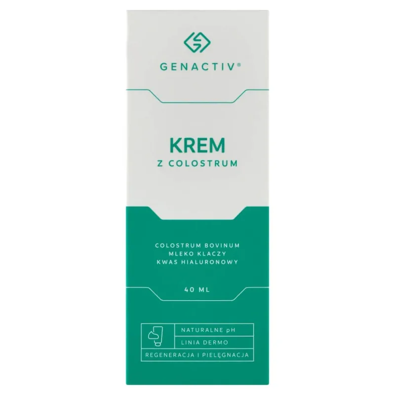 Genactiv, cremă de colostru pentru față și corp, 40 ml — preț și oferte