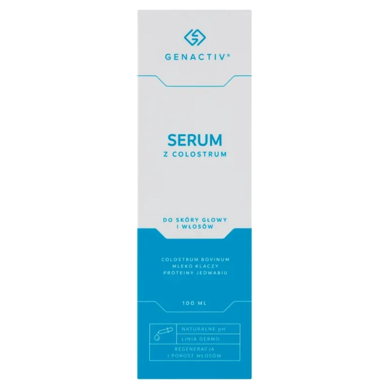 Genactiv, ser de colostru pentru scalp și păr, 100 ml — preț și oferte