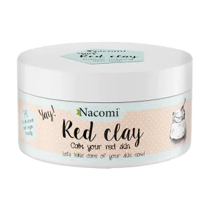 Nacomi, argilă roșie, mască de reducere a roșeață, 100 g