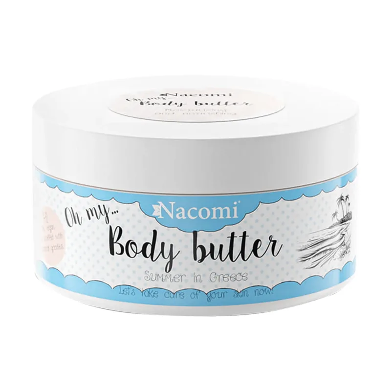 Nacomi, unt de corp grecesc de vară cu ulei de semințe de struguri și unt de shea, 100 ml — preț și oferte