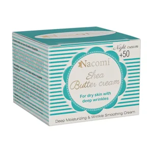 Nacomi, cremă de noapte, 50+, unt de shea, 50 ml