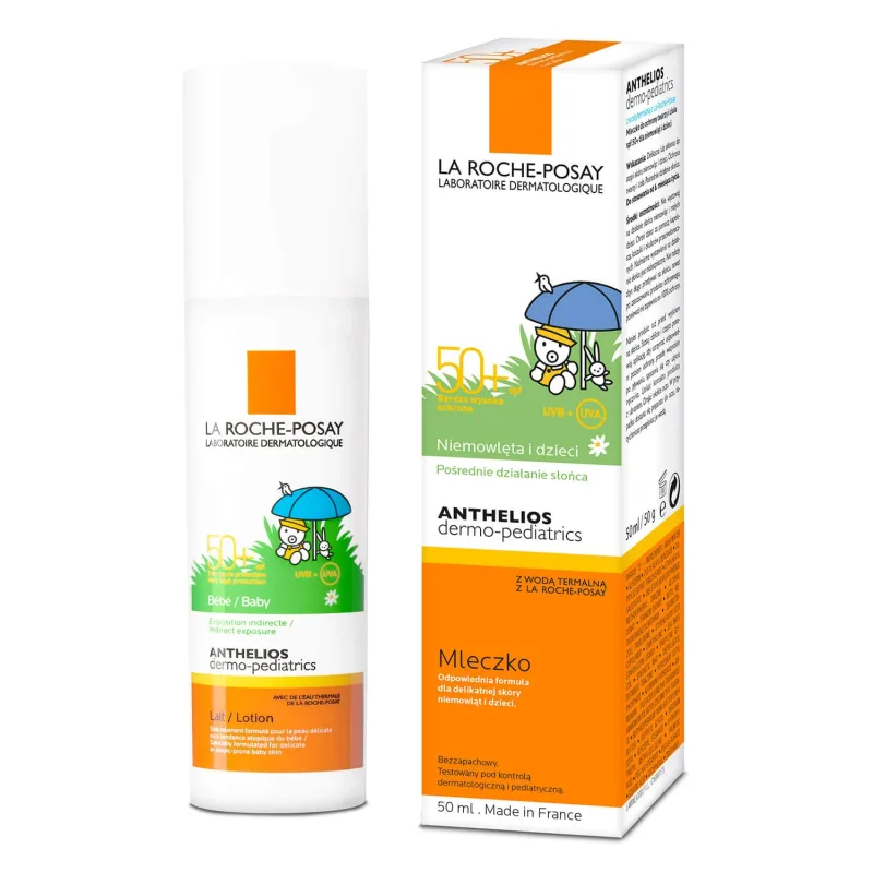La Roche-Posay Anthelios Dermo-Pediatrics, lapte protector pentru față și corp de la 6 luni, SPF 50+, 50 ml — preț și oferte