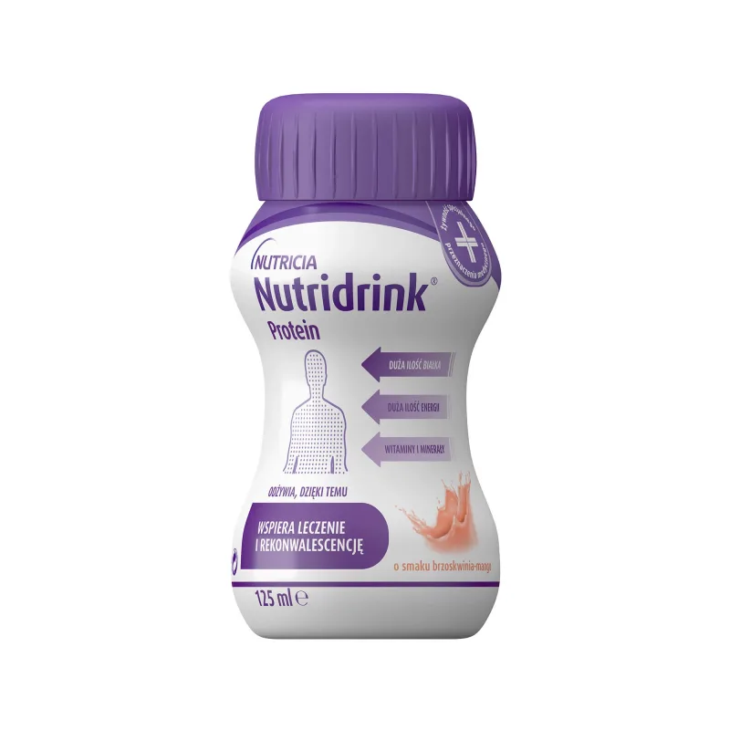 Nutridrink Protein, preparat nutritiv, aromă piersică-mango, 4 x 125 ml NUTRICIA — preț și oferte