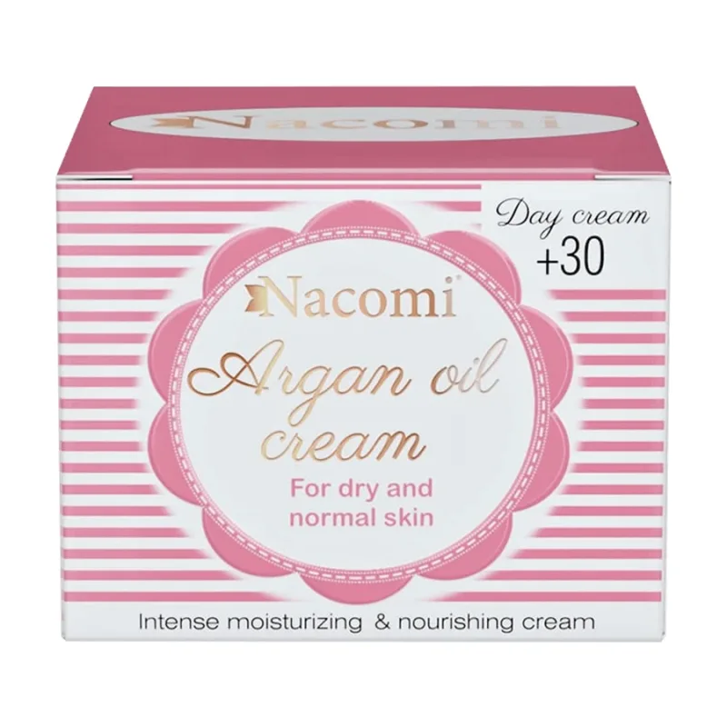 Nacomi, cremă de față cu argan 30+ cu vitamina E, de zi, 50 ml — preț și oferte