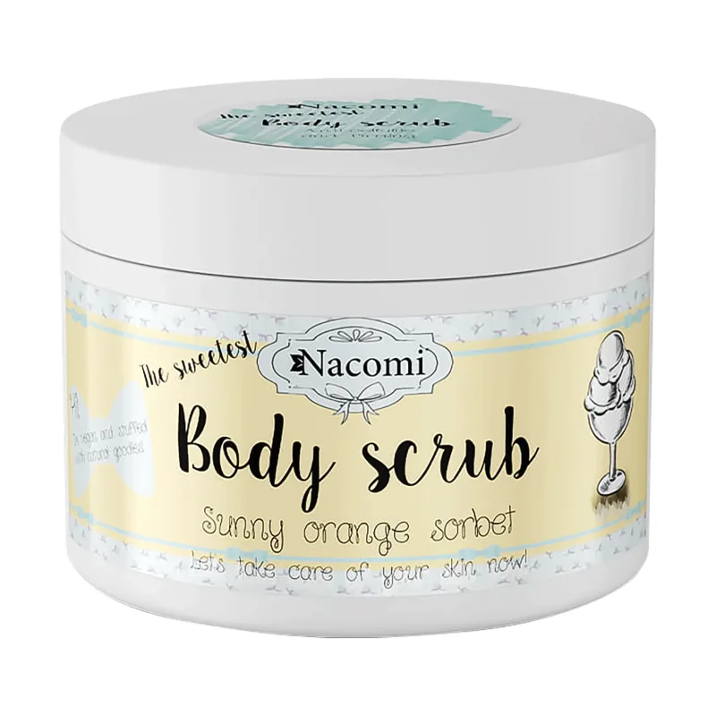 Nacomi, scrub de corp cu zahăr, sorbet de portocale, 200 g — preț și oferte