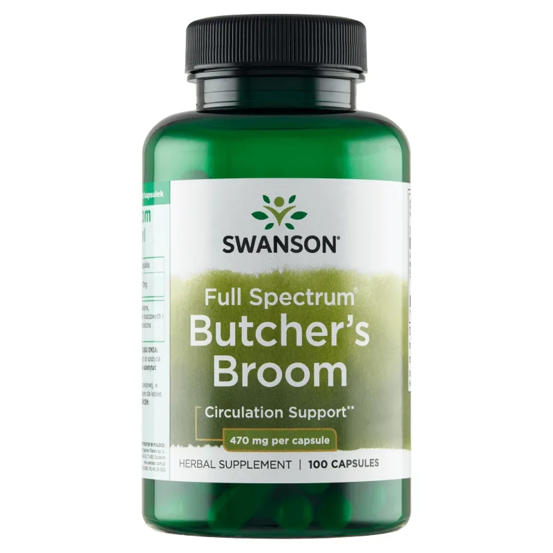 Swanson Full Spectrum Butcher`s Broom, Spiny Rush, 100 capsule — preț și oferte