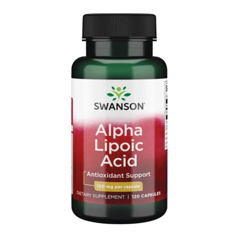 Acid alfa lipoic Swanson, acid alfa lipoic 100 mg, 120 capsule — preț și oferte