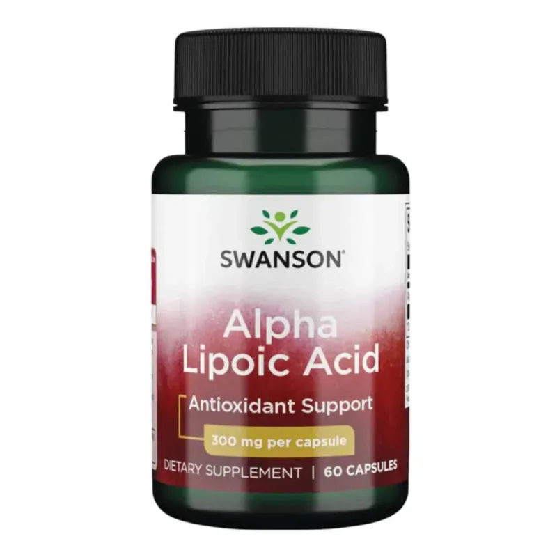 Acid alfa lipoic Swanson, Acid alfa lipoic 300 mg, 60 capsule — preț și oferte