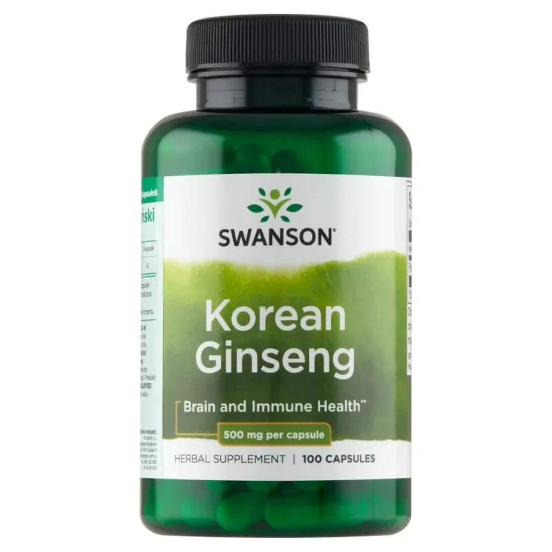 Swanson Ginseng coreean, 100 capsule — preț și oferte