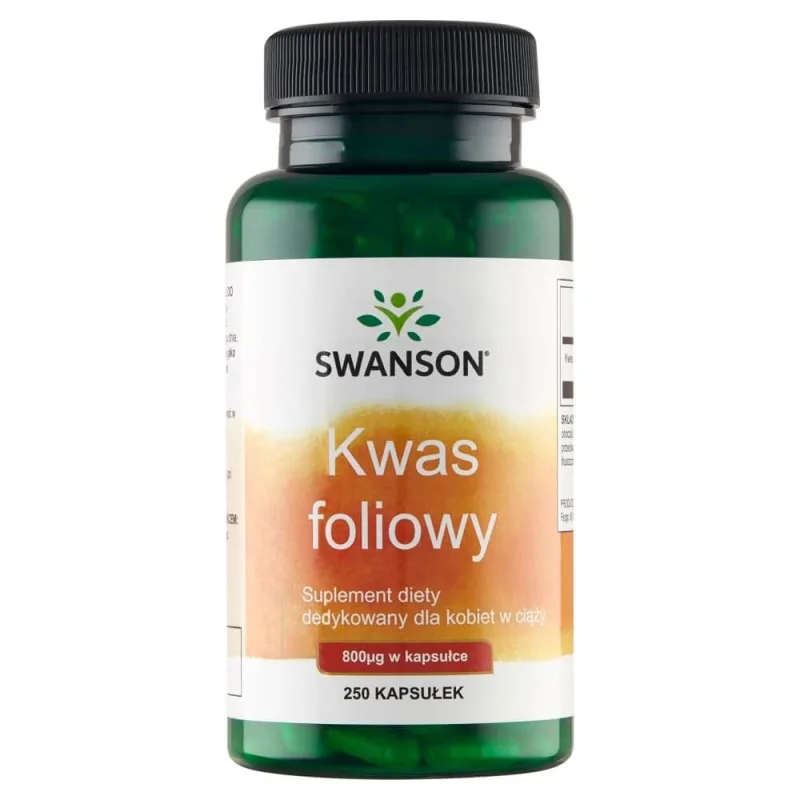 Swanson Acid folic, Acid folic 800 μg, 250 capsule — preț și oferte