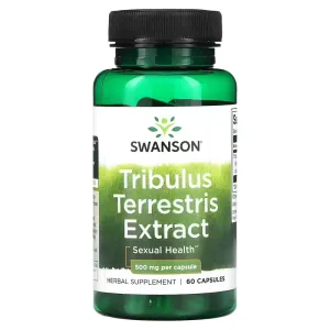 Swanson Tribulus Terrestris Extract, mace, 60 capsule