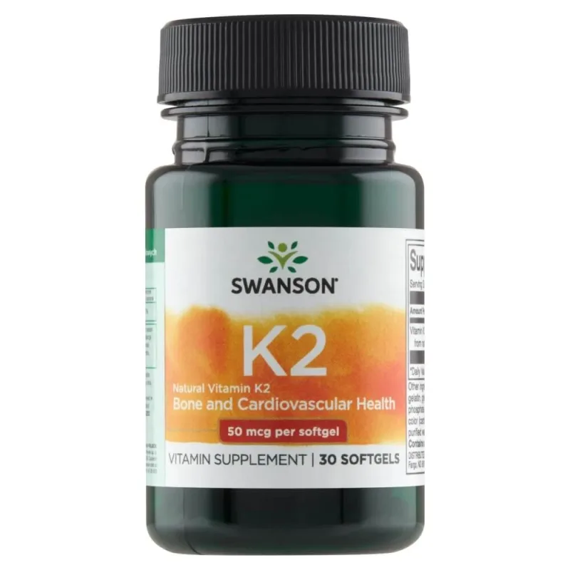 Swanson K-2, vitamina K 50 µg, 30 capsule gel — preț și oferte