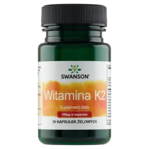 Swanson K-2, vitamina K 100 µg, 30 capsule gel