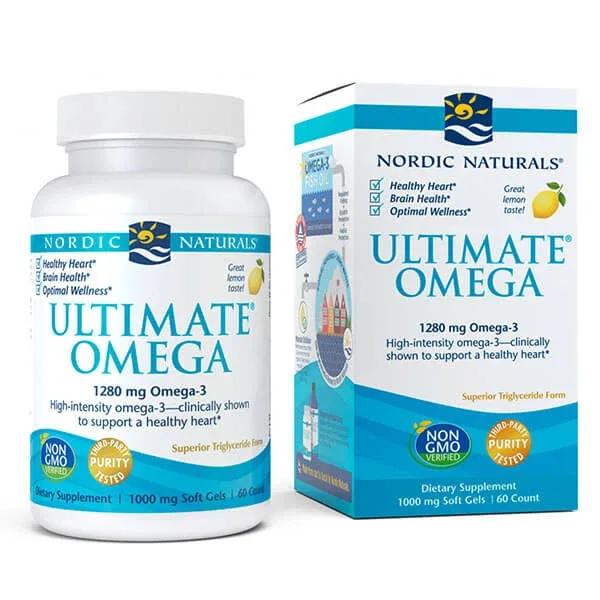 Nordic Naturals Ultimate Omega, aromă de lămâie, 60 capsule NEW NORDIC — preț și oferte