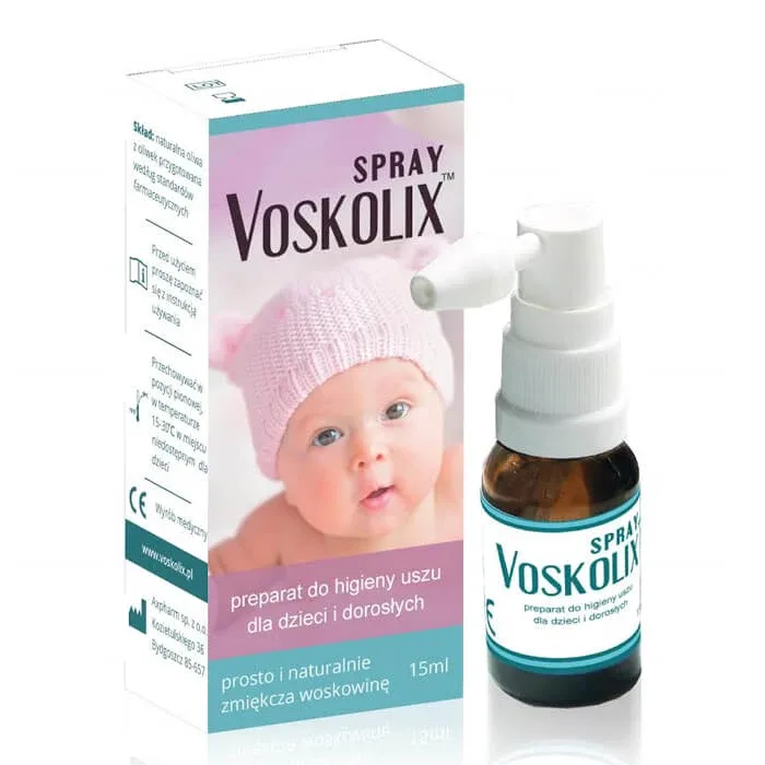 Voskolix, spray pentru igiena urechilor pentru copii și adulți, 15 ml — preț și oferte