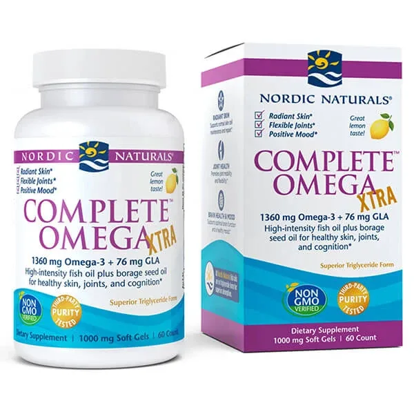 Nordic Naturals Complete Omega Xtra, aromă de lămâie, 60 capsule NEW NORDIC — preț și oferte
