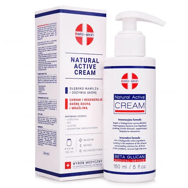 Beta-Skin Natural Active Cream, cremă de corp, 150 ml — preț și oferte