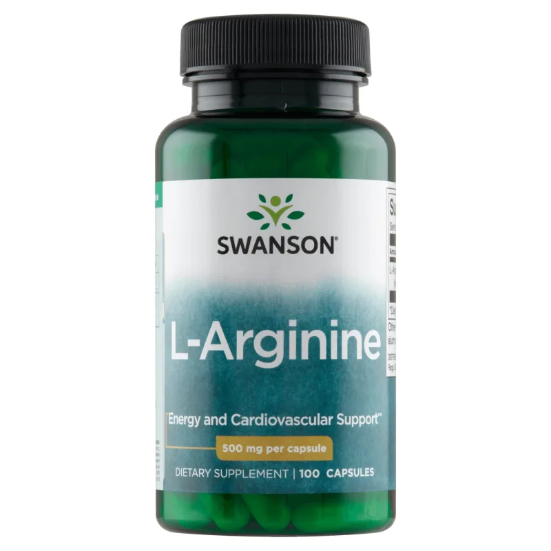 Swanson L-Arginină, L-Arginină, 100 capsule — preț și oferte