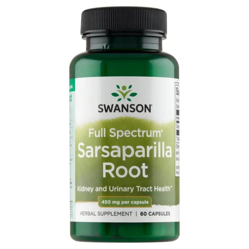 Swanson Sarsaparilla Root, rădăcină de colchicină, 60 capsule — preț și oferte
