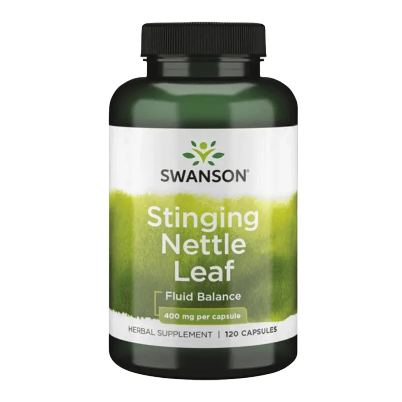 Swanson Stinging Nettle Leaf, frunze de urzică, 120 capsule — preț și oferte