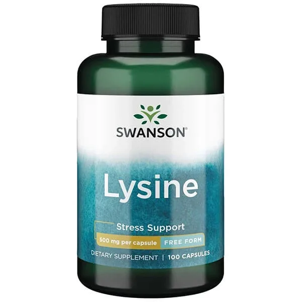 Swanson L-lizină, L-lizină 500 mg, 100 capsule — preț și oferte