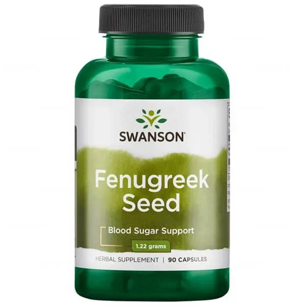Swanson Fenugreek Seed, semințe de schinduf, 90 capsule — preț și oferte