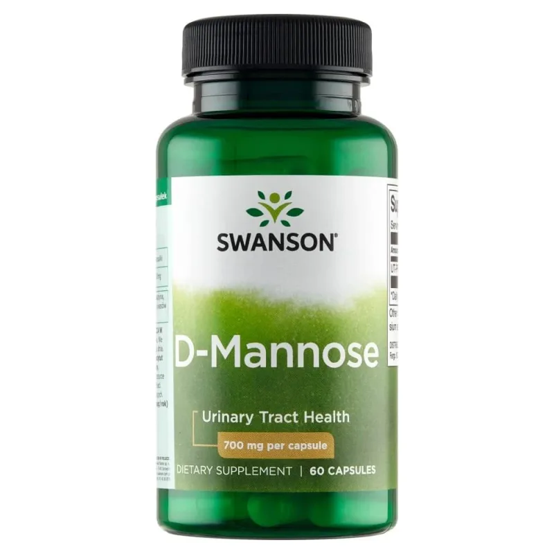 Swanson D-Mannose, D-mannose, 60 capsule — preț și oferte