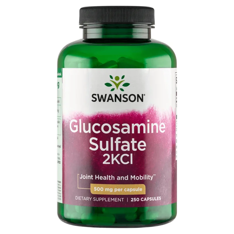 Swanson Sulfat de glucozamină 2KCl, glucozamină, 250 capsule — preț și oferte