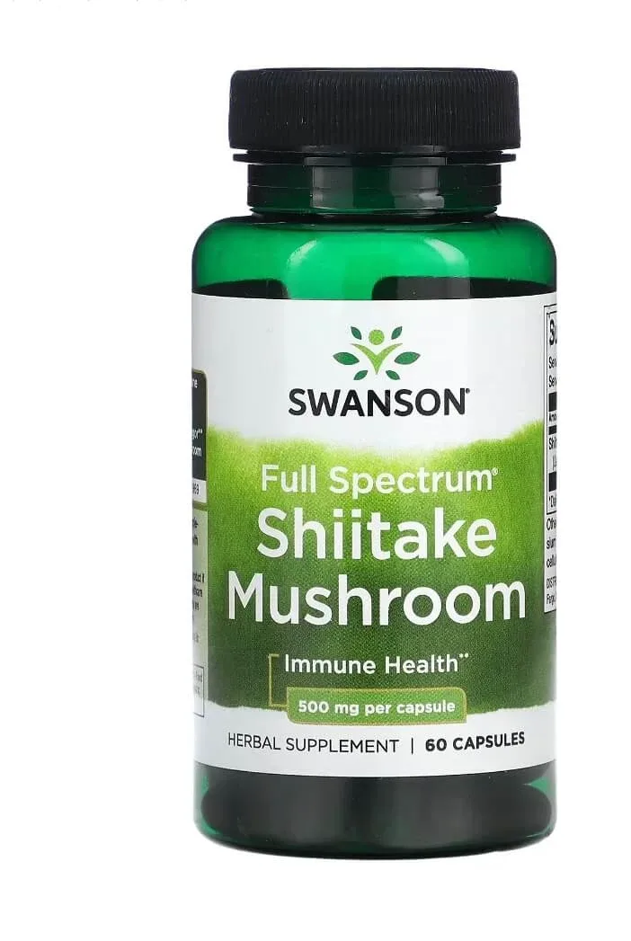 Swanson Shiitake Ciupercă, 60 capsule — preț și oferte
