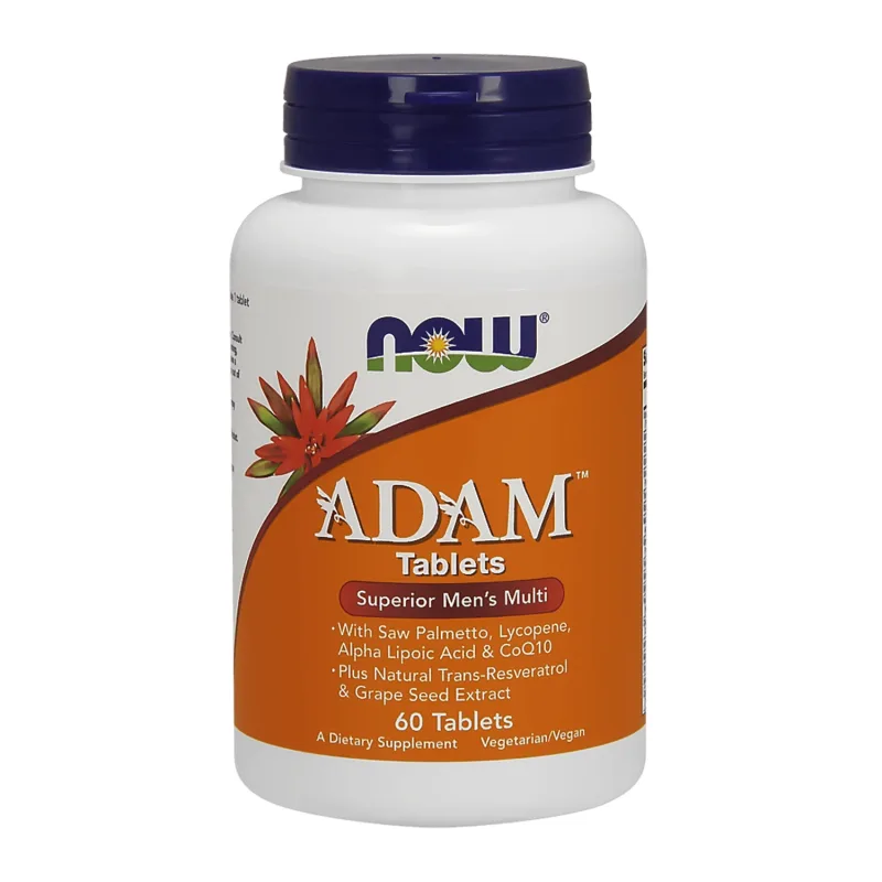 Now Foods Adam, multivitamine pentru bărbați, 60 comprimate — preț și oferte
