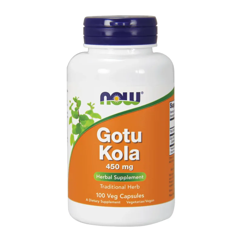 Now Foods, Gotu Kola, Centella Asiatica 450 mg, 100 capsule — preț și oferte