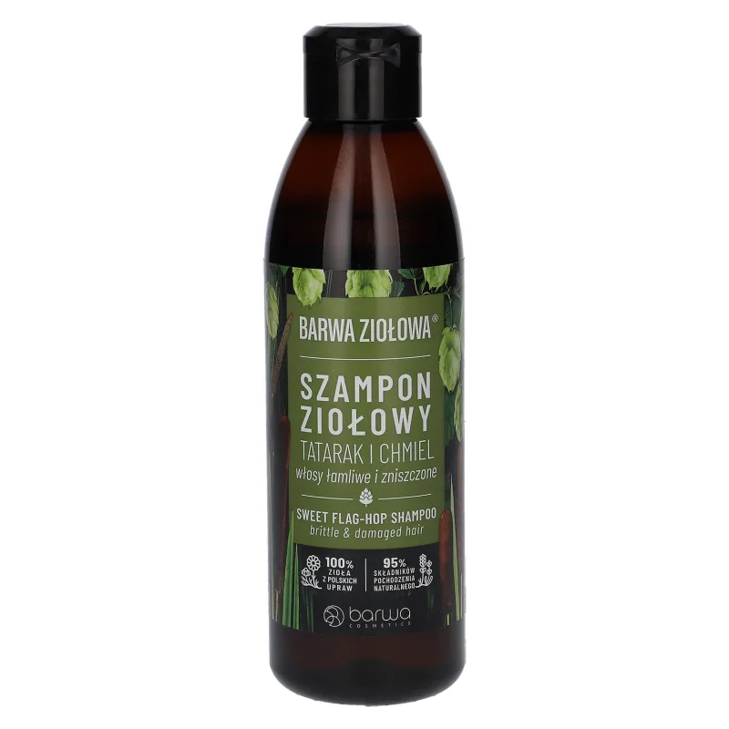 Barwa Ziołowa Tartak i Hop, șampon pe bază de plante pentru păr fragil și deteriorat, 250 ml — preț și oferte