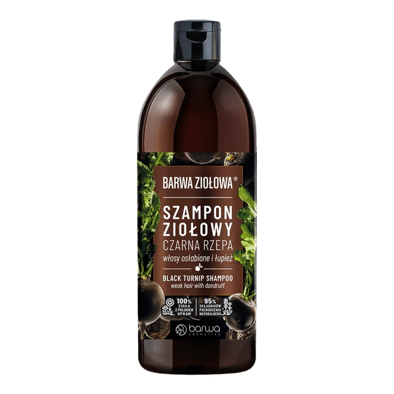 Barwa Ziołowa, șampon de nap negru, 480 ml — preț și oferte