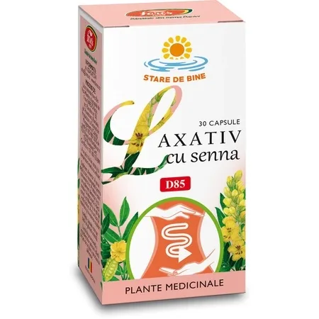 Laxativ cu Senna D85, 30 capsule, Fares — preț și oferte