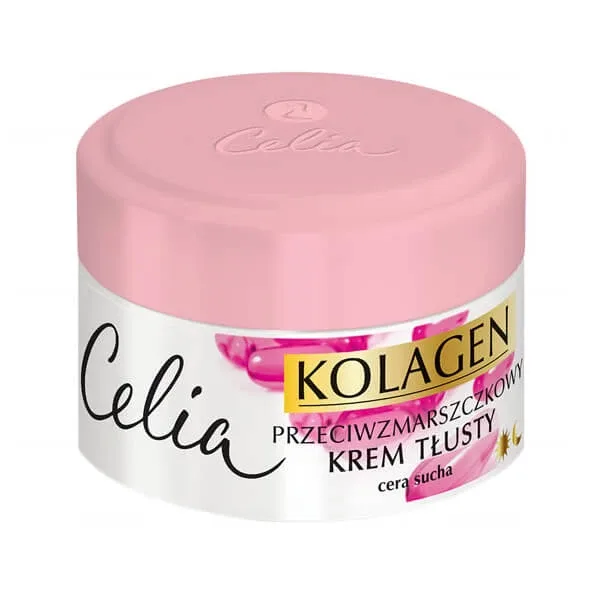 Celia Kolagen, cremă grasă antirid, piele uscată, 50 ml — preț și oferte