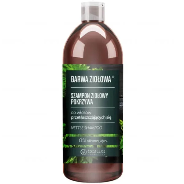 Barwa Ziołowa, șampon de urzică, păr gras, 480 ml — preț și oferte