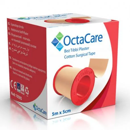 Banda adeziva textil 5m x 5cm, OctaCare OctaMed — preț și oferte