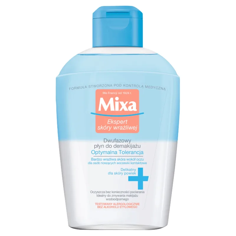 Mixa Optimal Tolerance, demachiant ochi, ochi foarte sensibili, 125 ml — preț și oferte