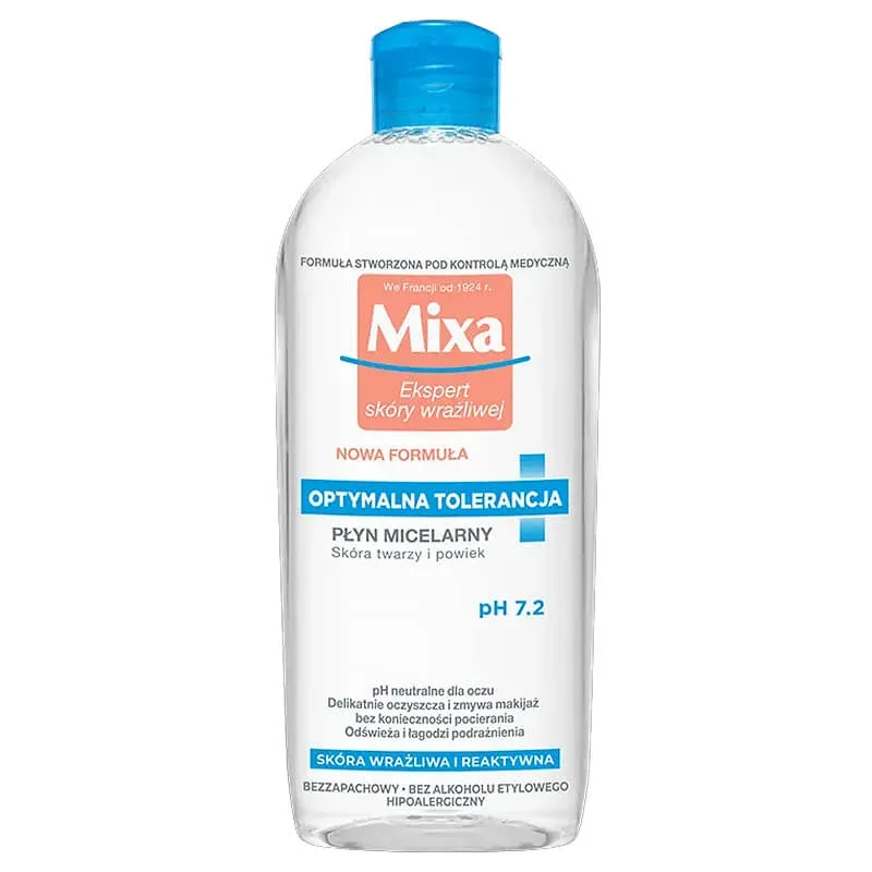 Mixa Optimal Tolerance, Loțiune micelară, piele sensibilă, 400 ml — preț și oferte
