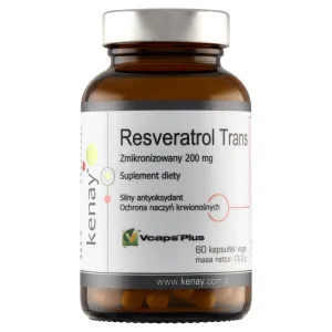 Kenay Resveratrol Trans Micronizat 200 mg, 60 capsule vegetale