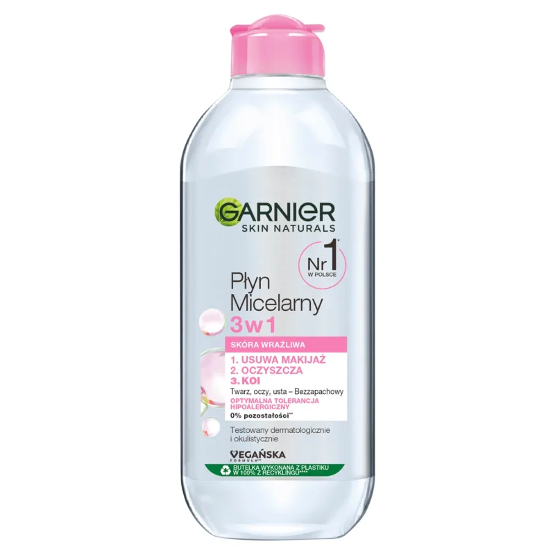 Garnier, Loțiune micelară 3în1, piele sensibilă, 400 ml — preț și oferte