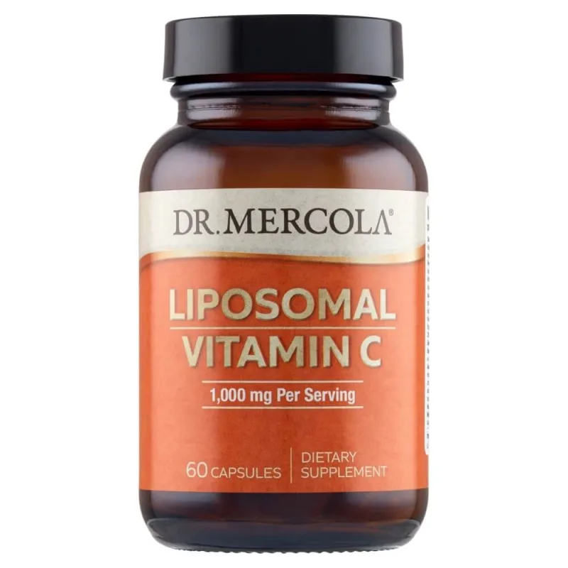 Dr. Mercola Vitamina C lipozomală, vitamina C 1000 mg, 60 capsule — preț și oferte