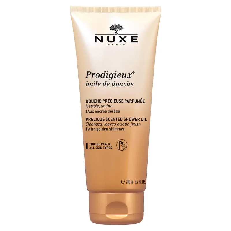 Nuxe Prodigieux, ulei de duș cu particule aurii, 200 ml — preț și oferte