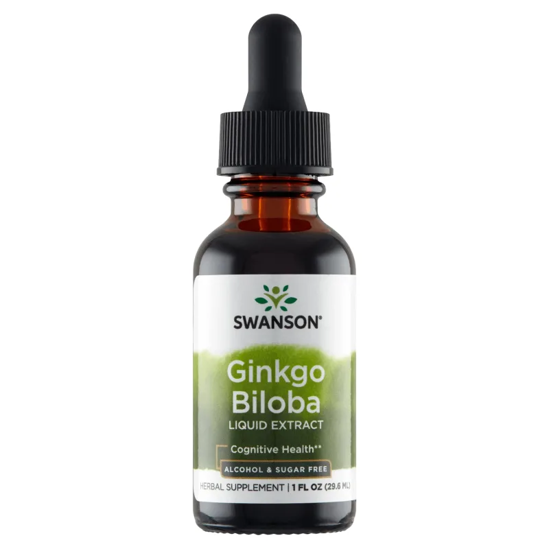 Swanson Ginkgo Biloba Extract lichid, ginkgo biloba, 29.6 ml — preț și oferte