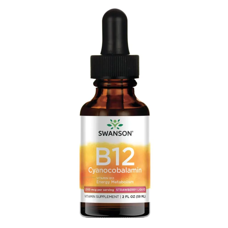 Swanson B-12 lichid sublingual, vitamina B12 25 μg, 59 ml — preț și oferte