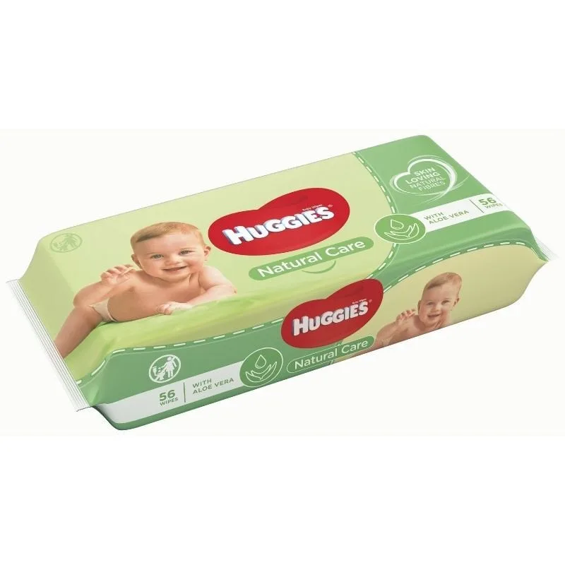 HUGGIES Servet umede NatCare Aloe 56buc — preț și oferte