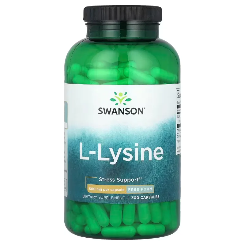 Swanson L-lizină, L-lizină 500 mg, 300 capsule — preț și oferte