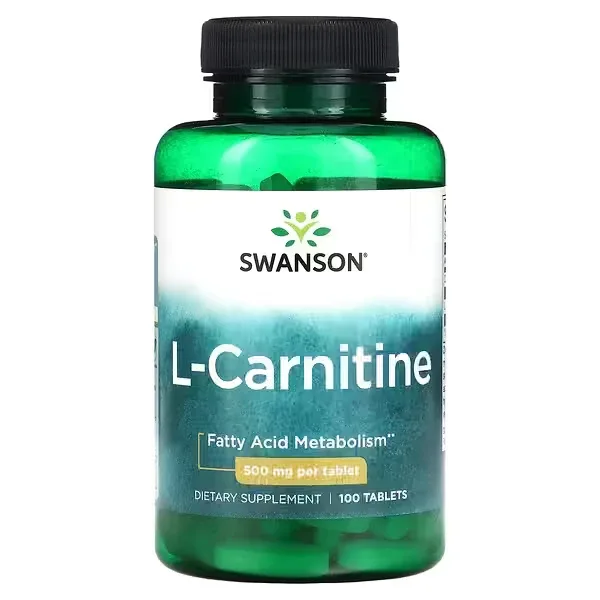 Swanson L-Carnitină, L-Carnitină 500 mg, 100 comprimate — preț și oferte