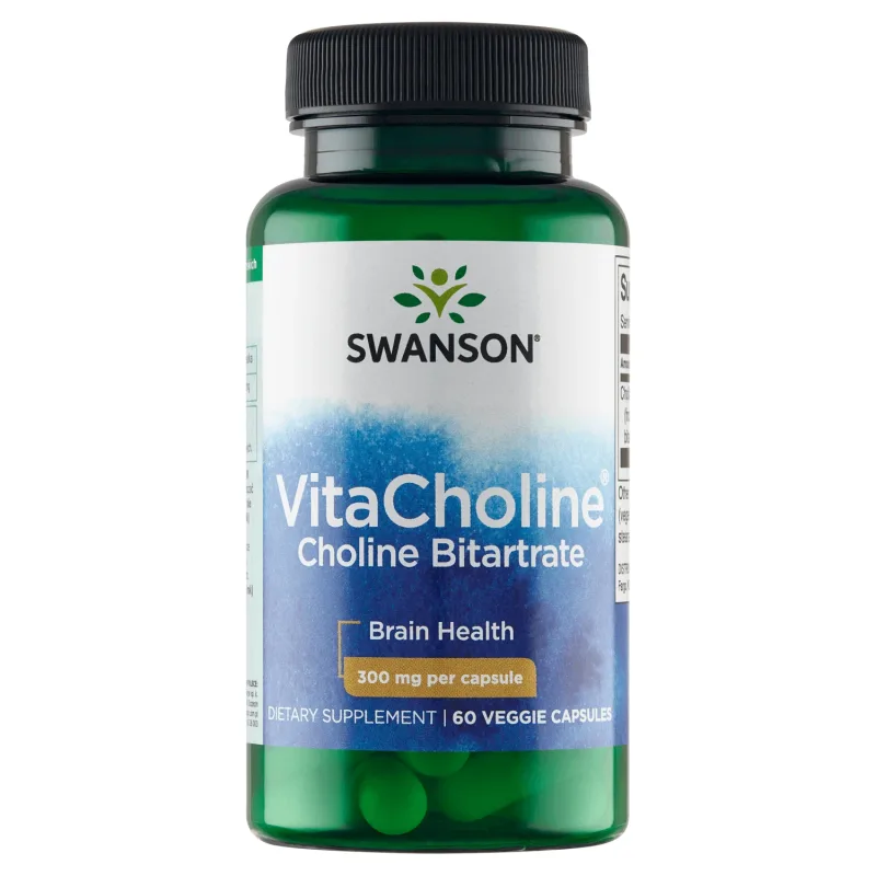 Swanson VitaCholine, colină, 60 capsule vegetariene — preț și oferte