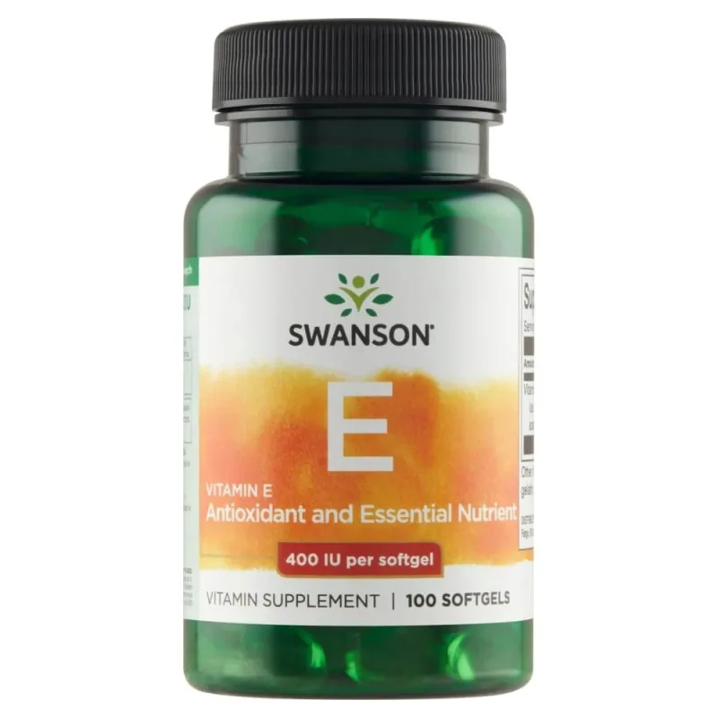 Swanson E, vitamina E naturală 400 UI, 100 capsule gel — preț și oferte
